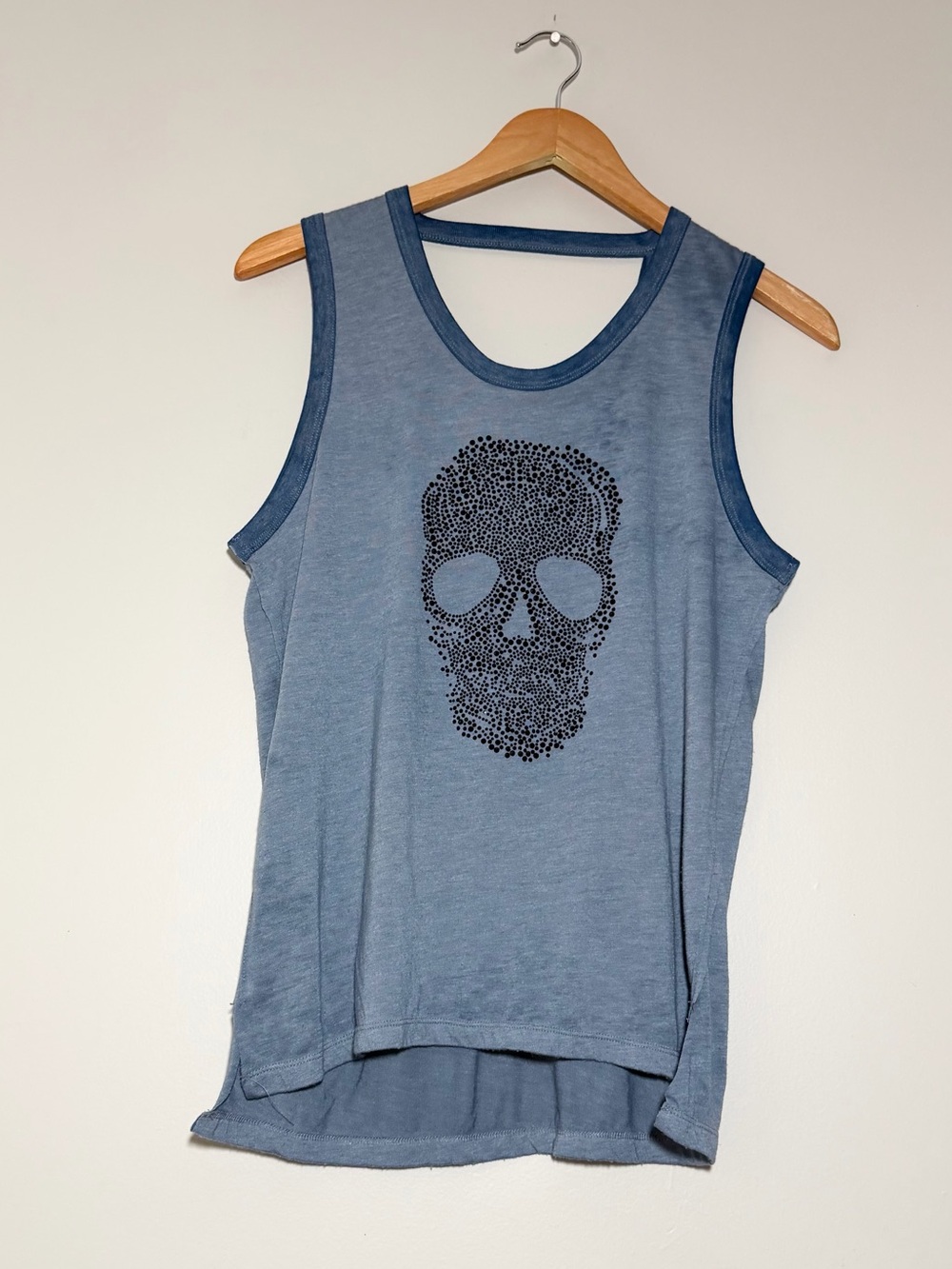 27 Miles Malibu Rhinestone Skull Tank Size 2